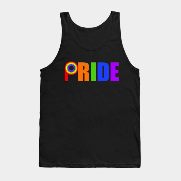 Gay Pride Cool LGBT Parade Tank Top by epiclovedesigns